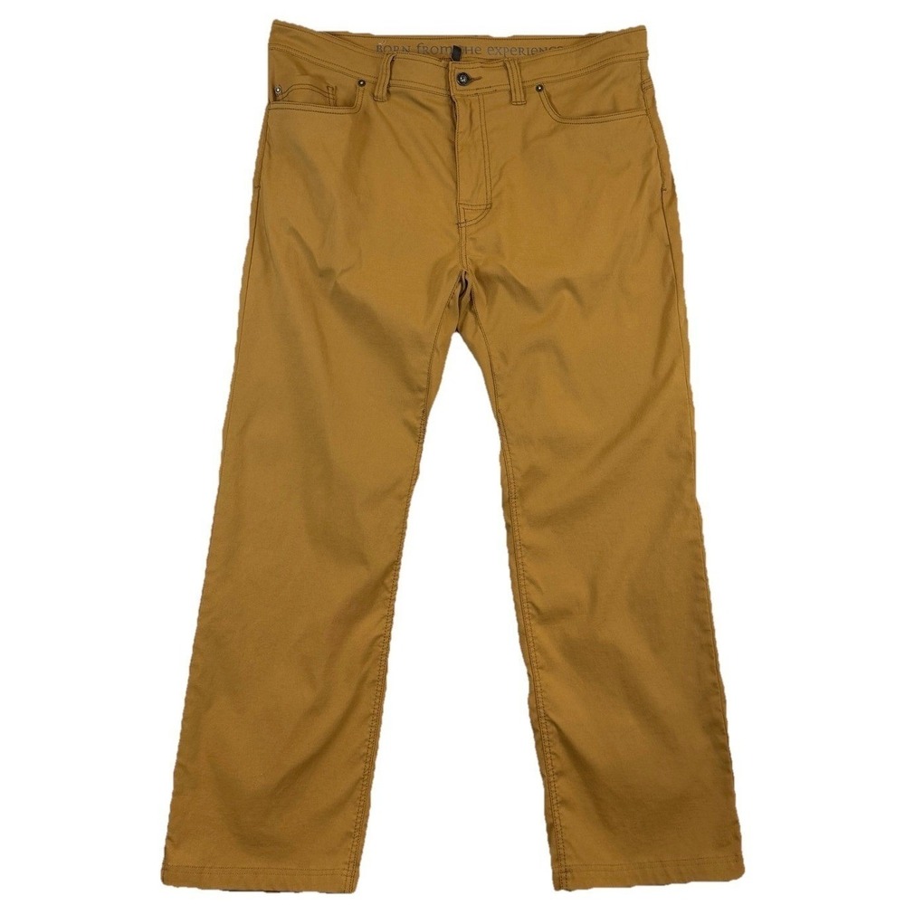 PrAna Brion II Mens Slim Fit Nylon Stretch Chino Pants 38x32 (38x29) Minimalist